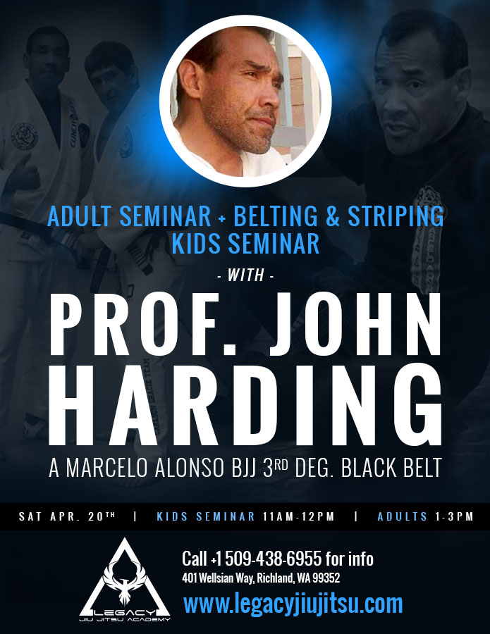 1 Hour Seminar with Professor John Harding